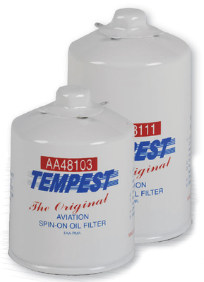 Spin EZ Airplane Aircraft Spare Parts Tempest Original Oil Filter AA48110-2