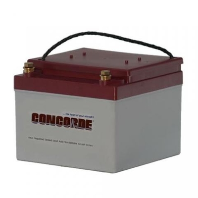 24Volt 13.6Ah VRLA Concorde Aircraft Battery Platinum Series RG24 15