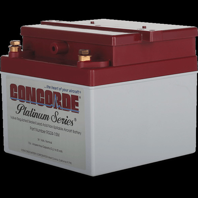VRLA AGM Aircraft Spare Parts RG24-15M Concorde Battery
