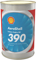 Low Viscosity Aviation Chemicals AeroShell Turbine Oil 390 3cS Double Ester TEO