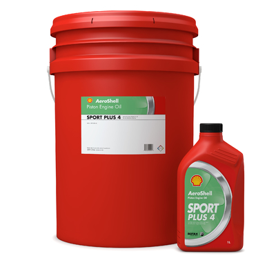 Synthetic Aviation Chemicals AeroShell Oil Sport Plus 4 Lubricant For Light Sport Engines