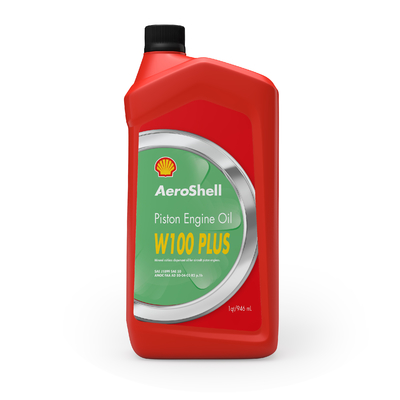 Monograde AeroShell Engine Oil W 100 Plus Aviation Engine Oil