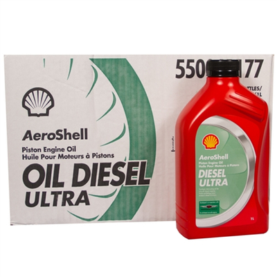Fully Synthetic Aviation Chemicals AeroShell Diesel Ultra Piston Engine Oil 1L