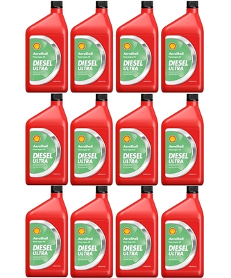 Fully Synthetic Aviation Chemicals AeroShell Diesel Ultra Piston Engine Oil 1L