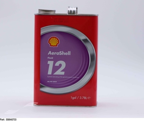 Lubricating Aviation Hydraulic AeroShell Fluid 12 Synthetic Ester Oil For General Aircraft