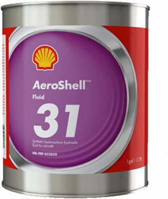 Synthetic Hydrocarbon Based Aviation Chemicals Aeroshell 31 Hydraulic Fluid