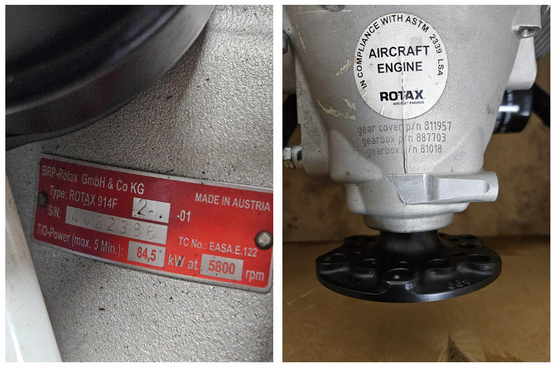 Rotax 914 F2-01 Aircraft Engine