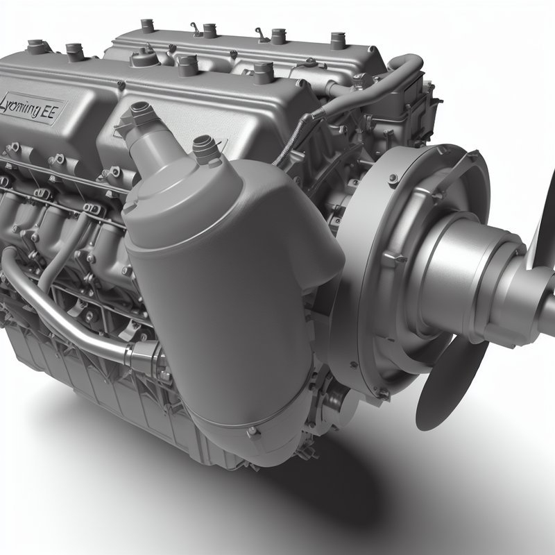Lycoming IE2 160HP Fuel-Injected Aircraft Engine