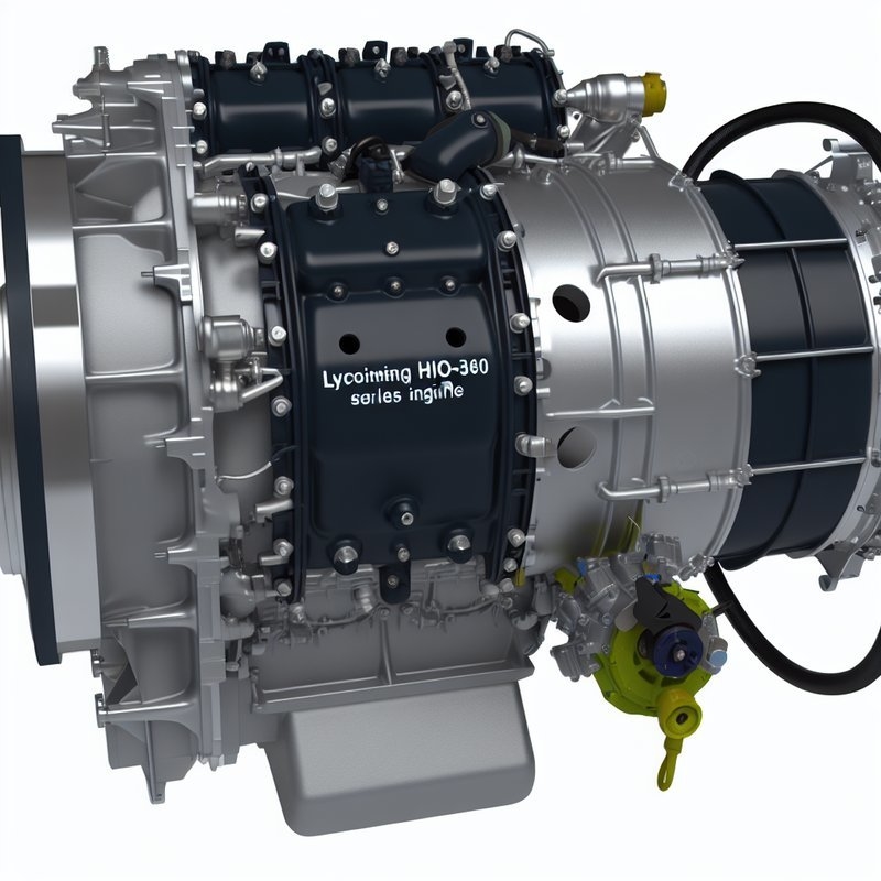 Lycoming HIO-360 Series 180-190HP Helicopter Engine
