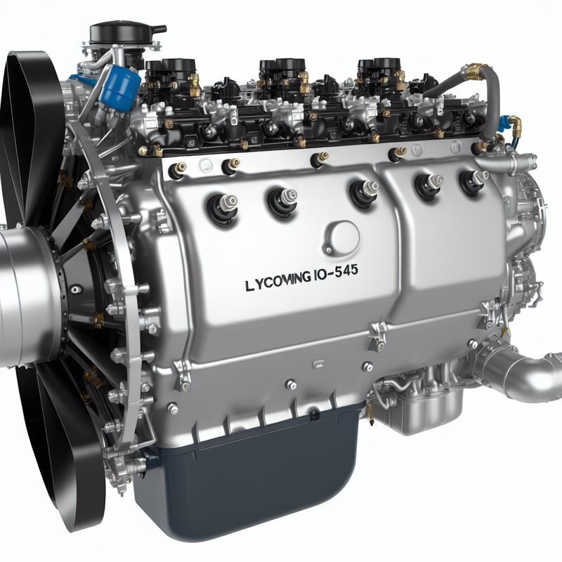 Lycoming IO-540-V4A5 6-Cylinder Aircraft Engine