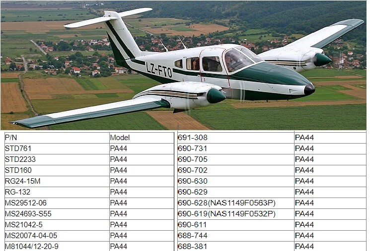Superior Piper PA-44 Aviation Materials For Unmatched Aircraft Performanc