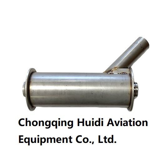 321 Stainless Steel Aircraft Spare Parts Hartzell Noise Silencer For Cessna 172R 172S 172R S/N 80001 0n