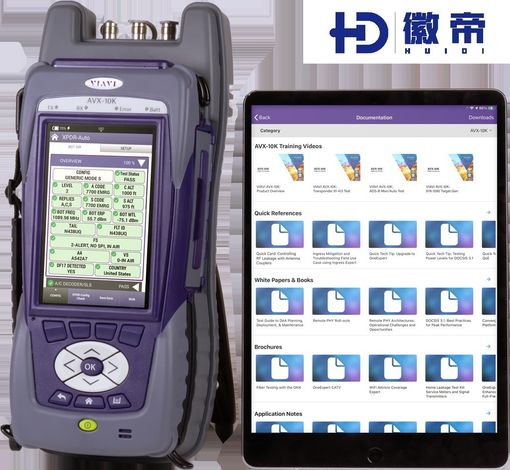 Comprehensive Viavi Power Meter Flight Line Test Solution OEM P/N AVX-10K-CNS