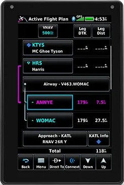Garmin Aero 760, Advanced Portable Aviation Navigation with a 7-Inch Display