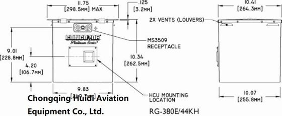 Premium Concorde Battery RG-380E/44KH Lead Acid 24Volt 42AH